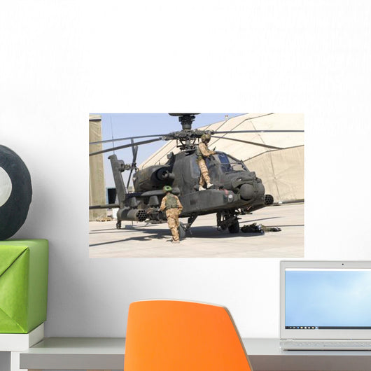 British Soldiers Perform Maintenance Wall Decal