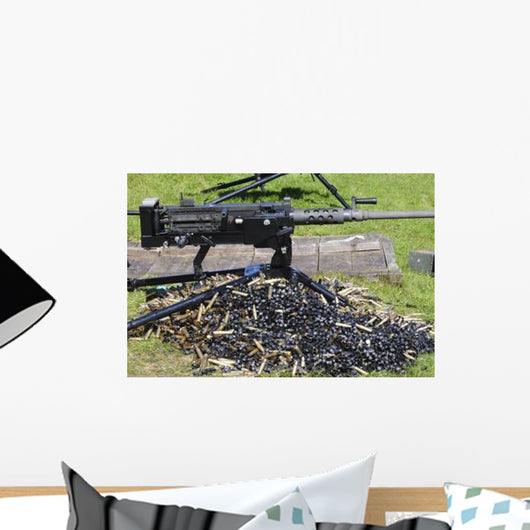 50 Caliber Browning Machine Wall Decal