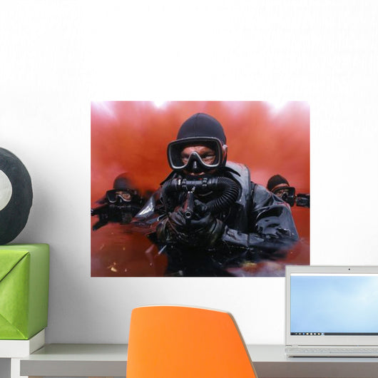Navy Divers Training Reconnaissance Wall Decal