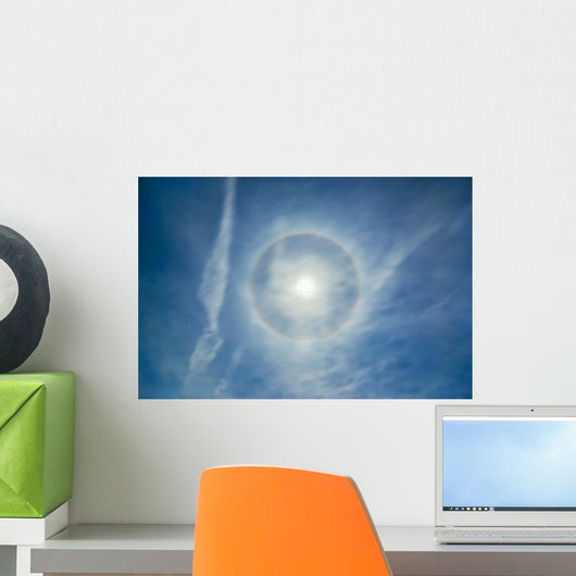 Halo around Full Moon Wall Decal