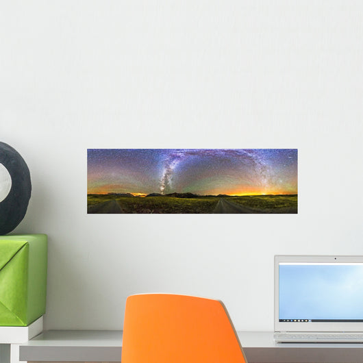 Panorama Milky Way and Wall Decal