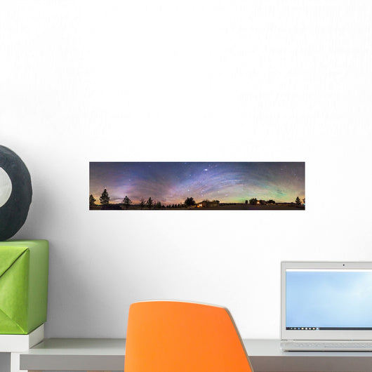 Full Moonrise City Rocks Wall Decal Design 1