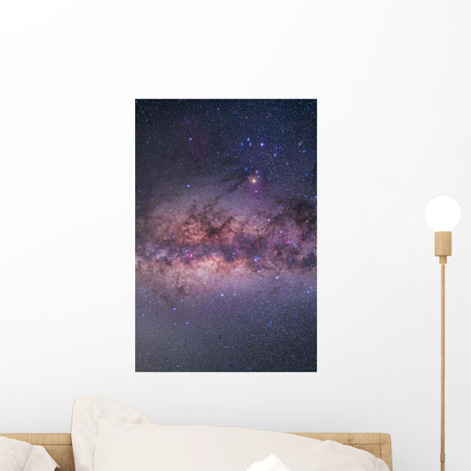 Center Milky Way through Wall Decal