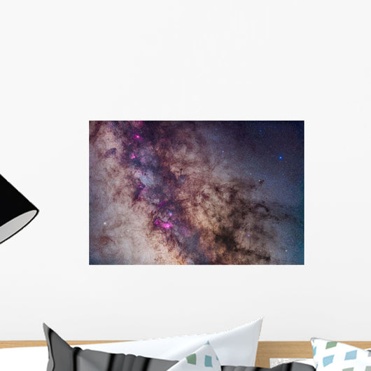 Milky Way around Small Wall Decal Design 1