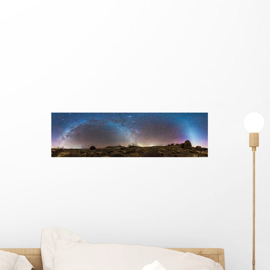 Panorama Milky Way and Wall Decal