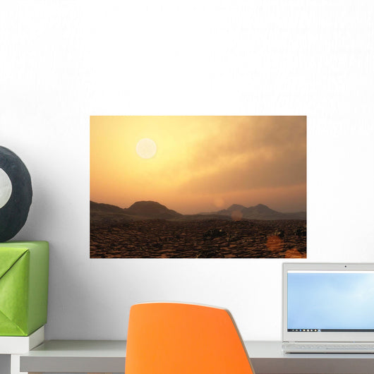 From Surface Rocky Exoplanet Wall Decal