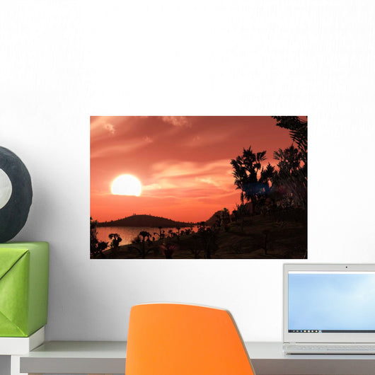 From Surface Earth-like Exoplanet Wall Decal