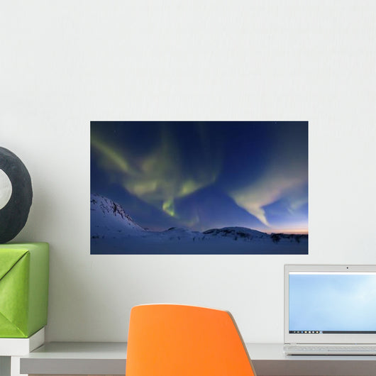 Aurora Borealis over Skittendalen Wall Decal