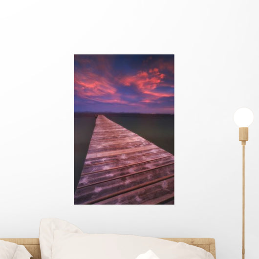 Alcudia Beach Pier Mallorca Wall Decal