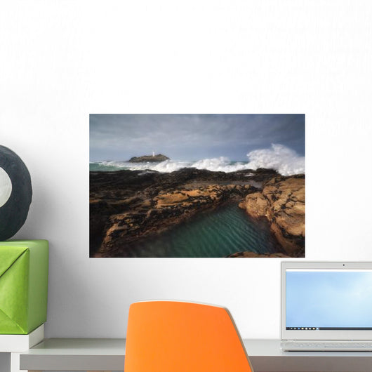 Godrevy Lighthouse Cornwall England Wall Decal