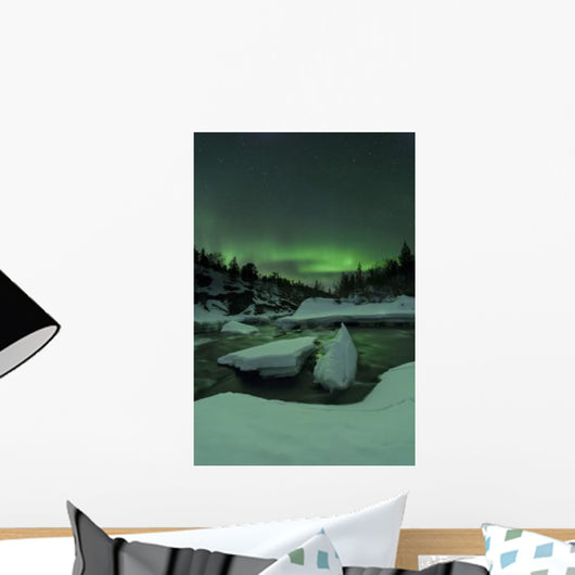 Aurora Borealis Tennevik River Wall Decal