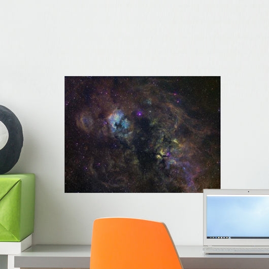 Widefield Image Narrowband Emission Wall Decal