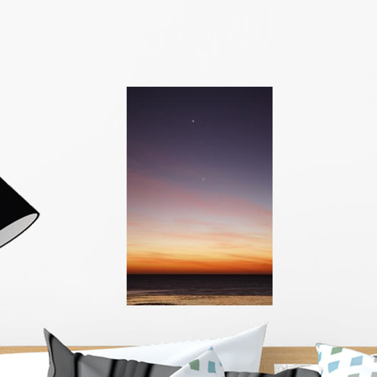Conjunction Venus Mercury Jupiter Wall Decal Design 2