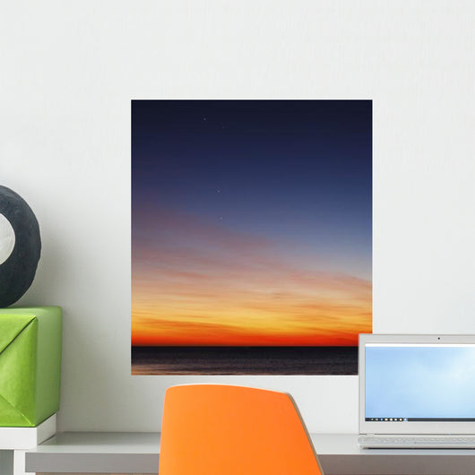 Conjunction Venus Mercury Jupiter Wall Decal Design 1