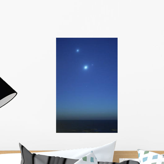 Conjunction Jupiter Venus and Wall Decal
