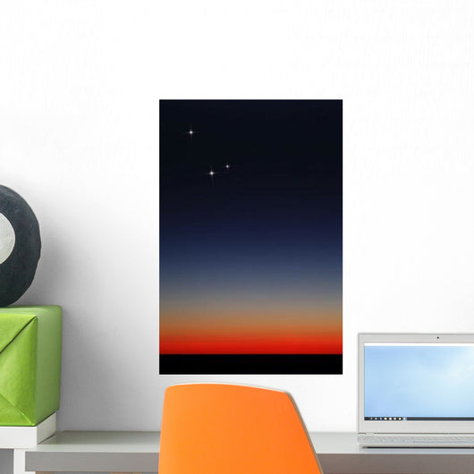 Venus Mercury and Mars Wall Decal