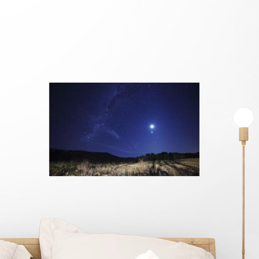 Moon Venus Mars and Wall Decal