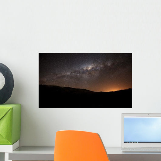 Milky Way Setting behind Wall Decal