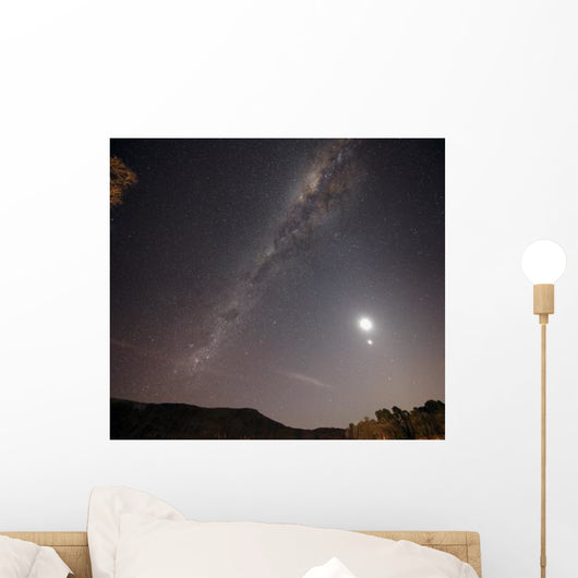 Milky Way Moon and Wall Decal