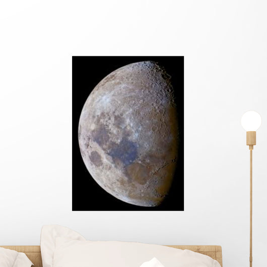 Crescent Moon past First Wall Decal