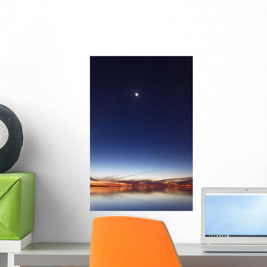 Moon Saturn Mars and Wall Decal