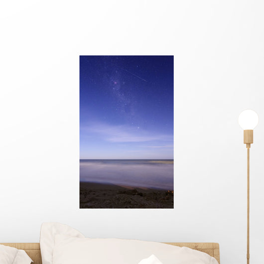 Meteor Crossing Milky Way Wall Decal