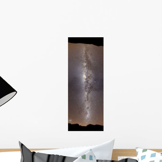 Vertical Panorama Showing Milky Wall Decal