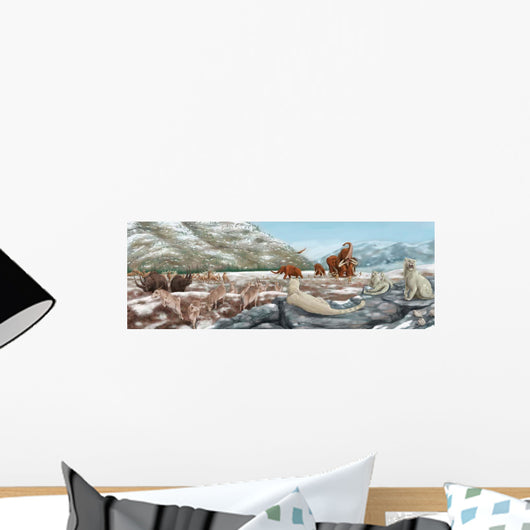 British Landscape with Various Wall Decal