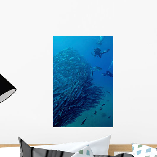 Scuba Divers with Massive Wall Decal