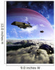 Two Spacecraft Prepare to Wall Decal
