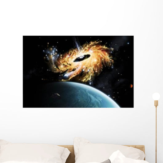 Space Shuttle Tries to Wall Decal Design 2