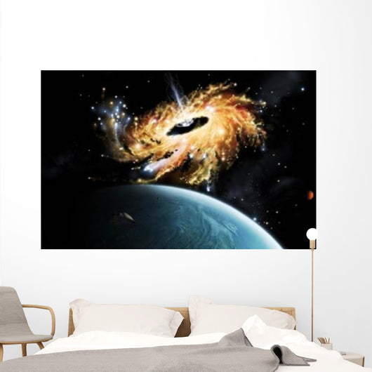 Space Shuttle Tries to Wall Decal Design 2