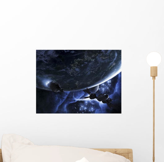 Space Shuttle Tries to Wall Decal Design 1