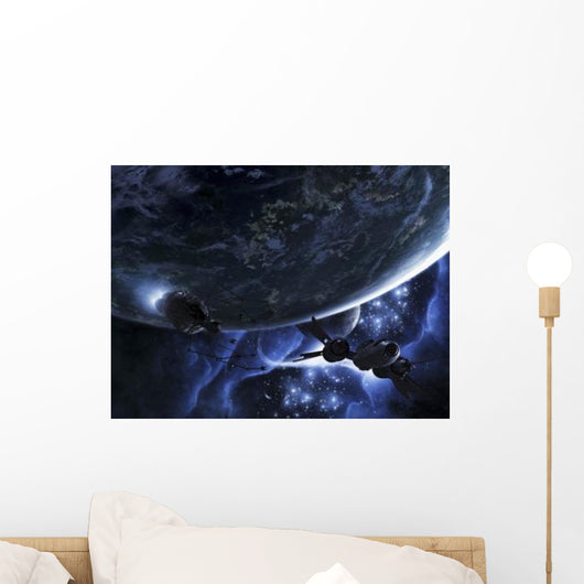 Space Shuttle Tries to Wall Decal Design 1