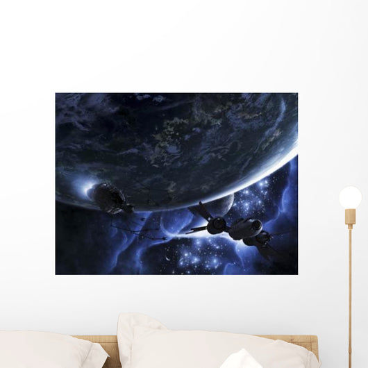 Space Shuttle Tries to Wall Decal Design 1