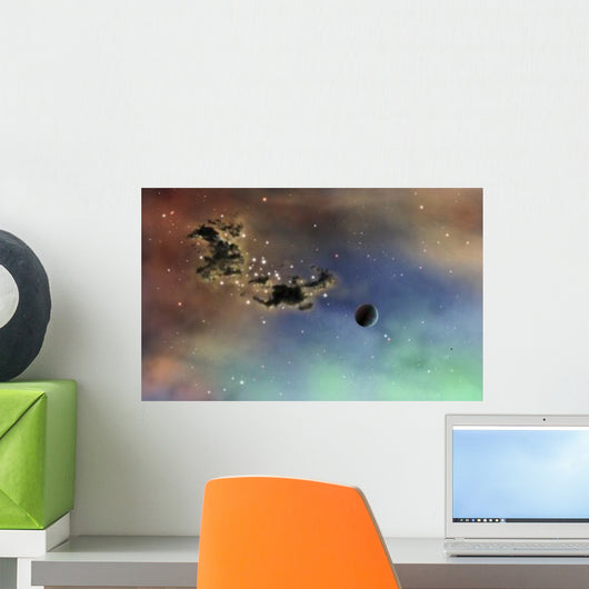 Lonely Planet Is Lit Wall Decal
