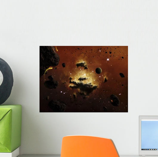 Nebula Evaporates Far Distance Wall Decal