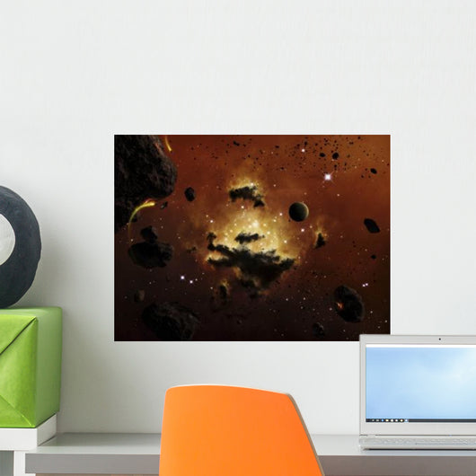 Nebula Evaporates Far Distance Wall Decal