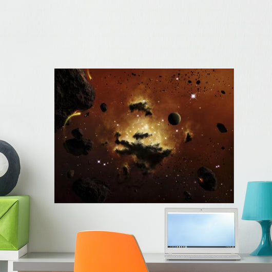 Nebula Evaporates Far Distance Wall Decal