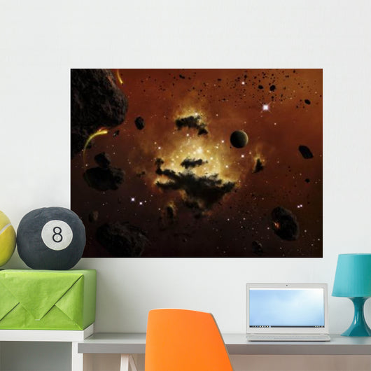Nebula Evaporates Far Distance Wall Decal