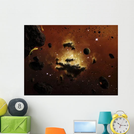 Nebula Evaporates Far Distance Wall Decal