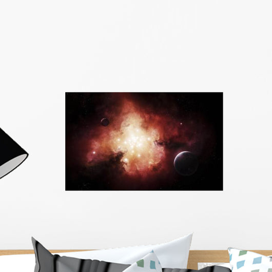Birth Numerous Stars Exposing Wall Decal
