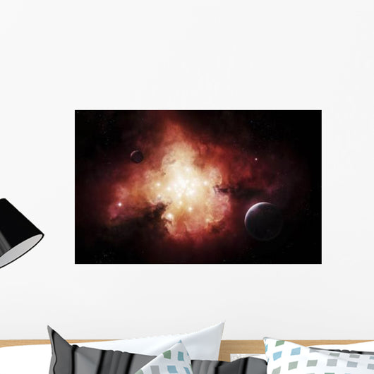Birth Numerous Stars Exposing Wall Decal