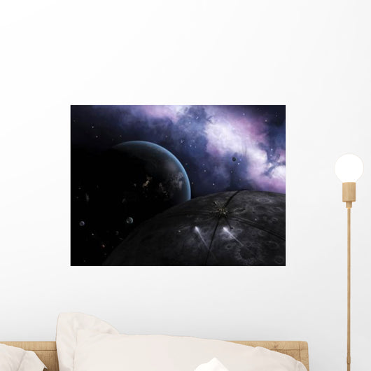 Two Courier Shuttles Pass Wall Decal