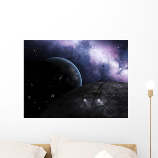 Two Courier Shuttles Pass Wall Decal