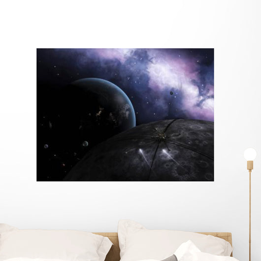 Two Courier Shuttles Pass Wall Decal