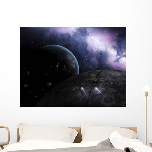 Two Courier Shuttles Pass Wall Decal