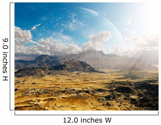 Clouds Break over Desert Wall Decal