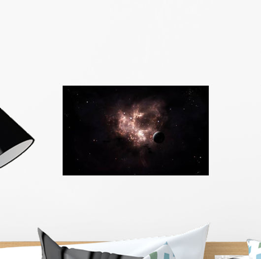 Emission Nebula Is Viewed Wall Decal