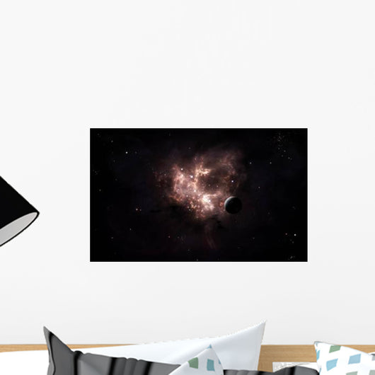 Emission Nebula Is Viewed Wall Decal